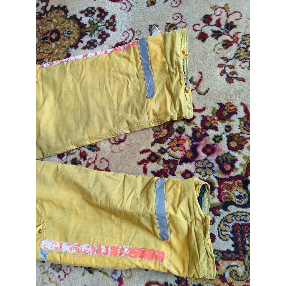 Retired Firefighter Gear Turnout Pants FIRE USED Size 38 Waist Regular See Pics - Picture 9 of 9